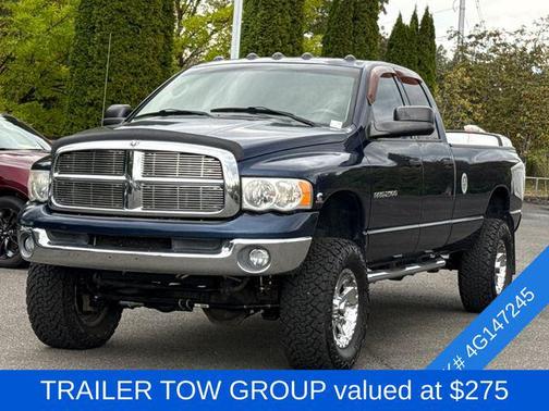 Patriot Blue Pearlcoat 2004 Dodge Ram 2500 SLT Quad Cab