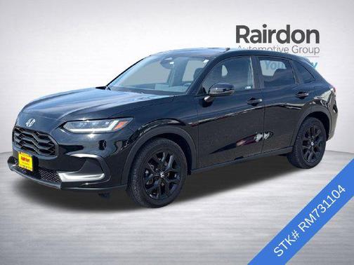 Crystal Black Pearl 2024 Honda HR-V AWD Sport