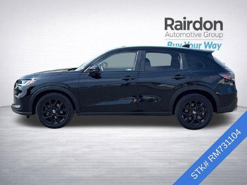 Crystal Black Pearl 2024 Honda HR-V AWD Sport