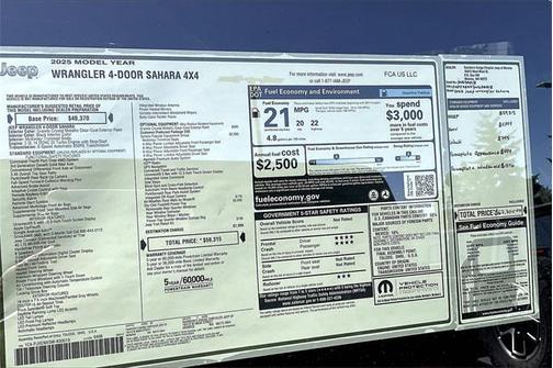 2025 Jeep Wrangler 4-Door Sahara 4x4