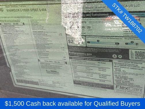 2026 Jeep Wrangler Sport S