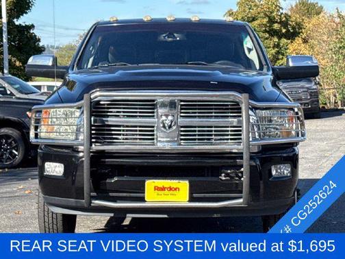 Black Clearcoat 2012 RAM 3500 Laramie Longhorn/Limited Edition