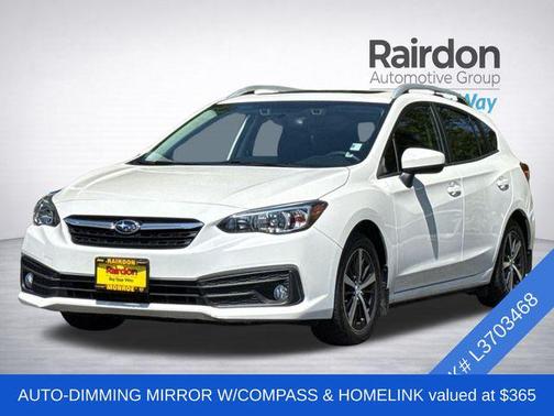 Crystal White Pearl 2020 Subaru Impreza 2.0i Premium