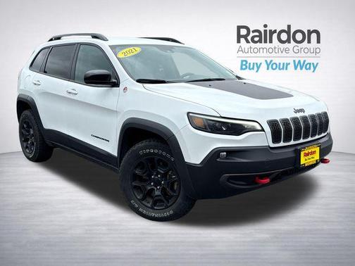 Bright White Clearcoat 2022 Jeep Cherokee Trailhawk