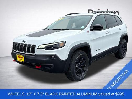 Bright White Clearcoat 2022 Jeep Cherokee Trailhawk