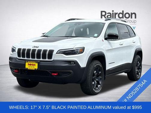 Bright White Clearcoat 2022 Jeep Cherokee Trailhawk