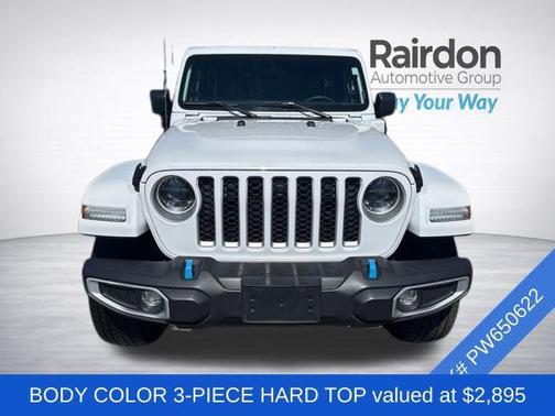 Bright White Clearcoat 2023 Jeep Wrangler Sahara 4xe