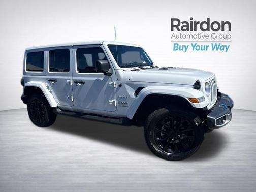 Bright White Clearcoat 2023 Jeep Wrangler Sahara 4xe