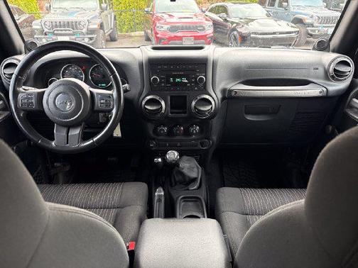 Black Clearcoat 2012 Jeep Wrangler Unlimited Sport