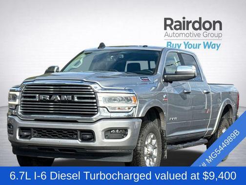 Billet Silver Metallic Clearcoat 2021 RAM 2500 Laramie Crew Cab 4x4 6'4' Box