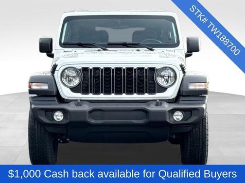 Bright White Clearcoat 2026 Jeep Wrangler Sport