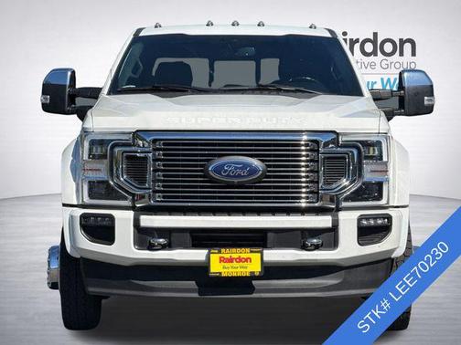 Star White Metallic Tri-Coat 2020 Ford F-450 Platinum
