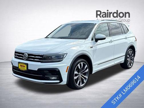 Pure White 2020 Volkswagen Tiguan 2.0T SEL R-Line 4MOTION