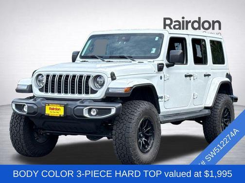 Bright White Clearcoat 2025 Jeep Wrangler 4xe Sahara