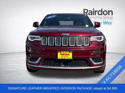 Velvet Red Pearlcoat 2019 Jeep Grand Cherokee Summit