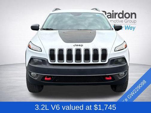 Bright White Clearcoat 2016 Jeep Cherokee Trailhawk