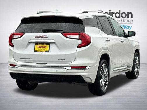 White Frost Tricoat 2023 GMC Terrain Denali