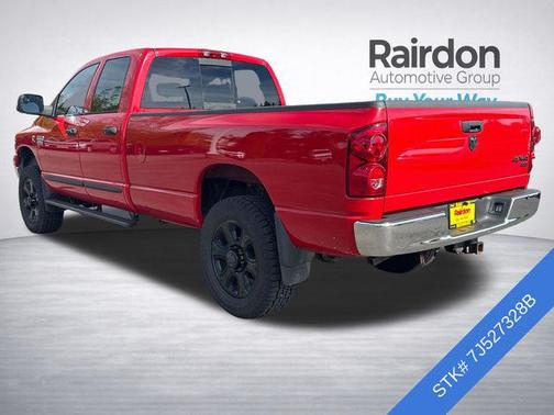 Flame Red Clearcoat 2007 Dodge Ram 2500 SLT Quad Cab