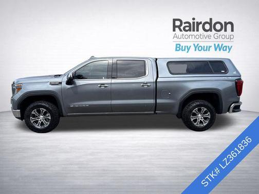 Steel Metallic 2020 GMC Sierra 1500 SLT