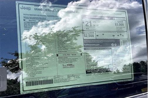 2025 Jeep Grand Cherokee L Summit Reserve