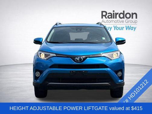 Electric Storm Blue 2017 Toyota RAV4 Hybrid XLE