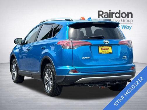 Electric Storm Blue 2017 Toyota RAV4 Hybrid XLE