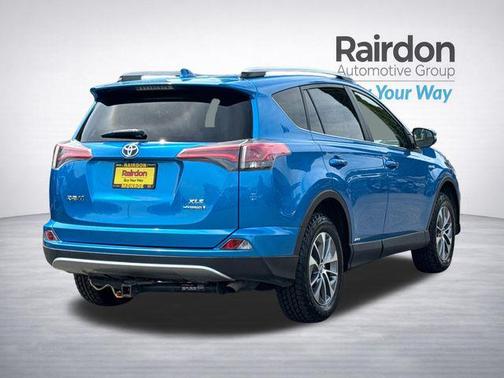 Electric Storm Blue 2017 Toyota RAV4 Hybrid XLE