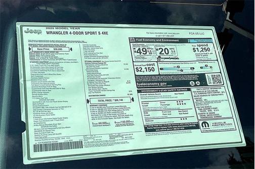 2025 Jeep Wrangler 4xe Sport S