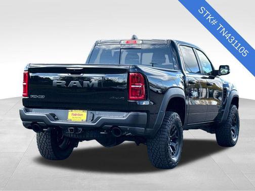 Diamond Black Crystal Pearlcoat 2026 RAM 1500 RHO Crew Cab 4x4 5'7' Box