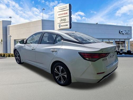 Aspen White Tricoat 2023 Nissan Sentra SV