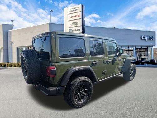 Sarge Green Clearcoat 2024 Jeep Wrangler 4xe Willys