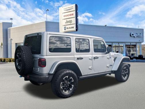 Silver Zynith Clearcoat 2024 Jeep Wrangler 4xe Rubicon X