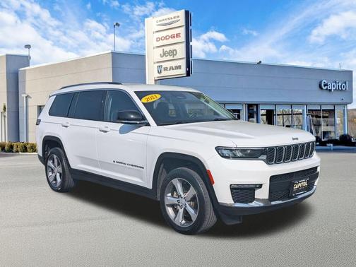 Bright White Clearcoat 2021 Jeep Grand Cherokee L Limited