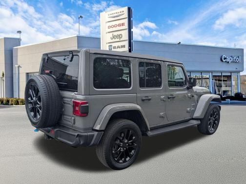 Sting-Gray Clearcoat 2023 Jeep Wrangler 4xe Sahara