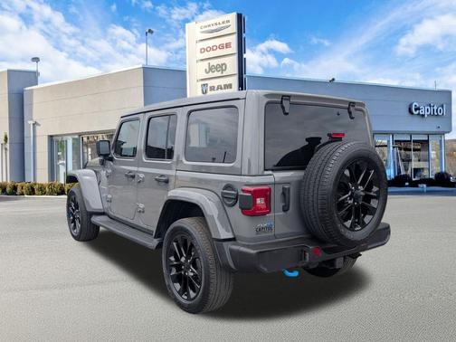 Sting-Gray Clearcoat 2023 Jeep Wrangler 4xe Sahara