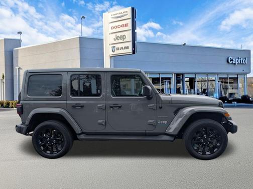 Sting-Gray Clearcoat 2023 Jeep Wrangler 4xe Sahara