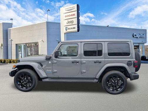 Sting-Gray Clearcoat 2023 Jeep Wrangler 4xe Sahara