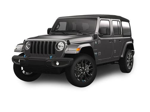 Sting-Gray Clearcoat 2023 Jeep Wrangler 4xe Sahara