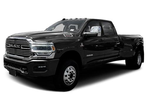 Diamond Black Crystal Pearlcoat 2023 RAM 3500 Laramie Crew Cab 4x4 6'4' Box