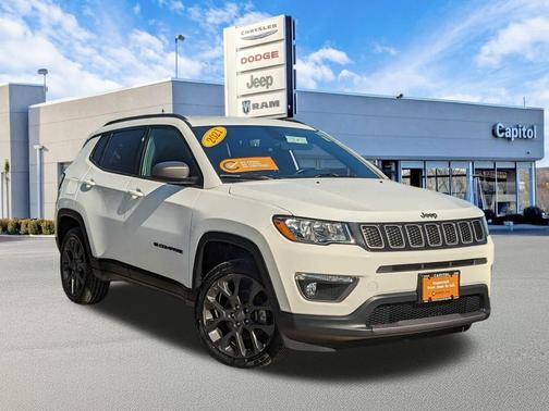 White Clearcoat 2021 Jeep Compass 80th Special Edition
