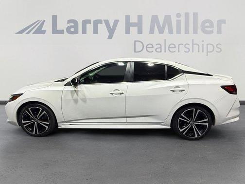 Aspen White 2021 Nissan Sentra SR