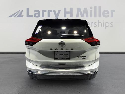 White / Black 2026 Nissan Rogue Platinum