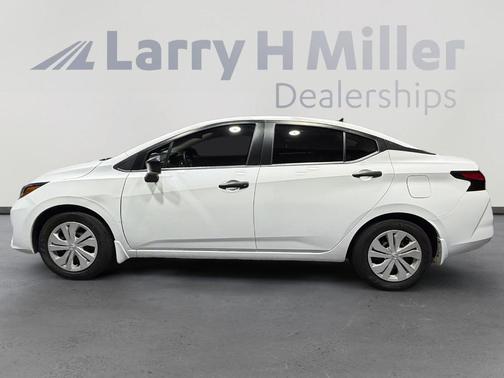 Cloud White 2025 Nissan Versa S