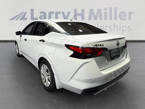 Cloud White 2025 Nissan Versa S