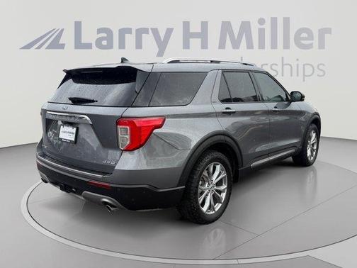 Gray Metallic 2021 Ford Explorer Limited