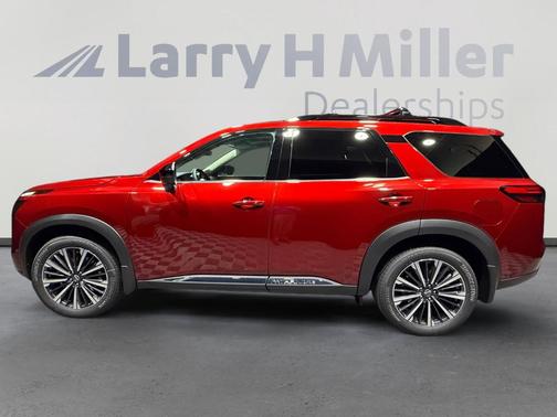 Scarlet Ember 2026 Nissan Pathfinder Platinum