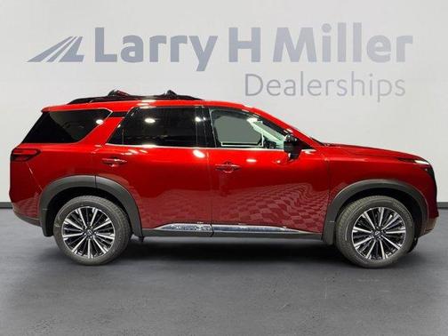 Scarlet Ember 2026 Nissan Pathfinder Platinum