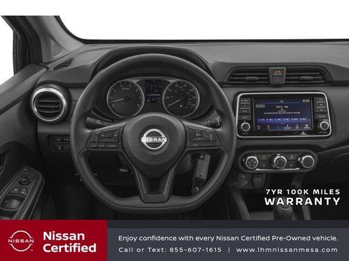 Cloud White 2025 Nissan Versa S