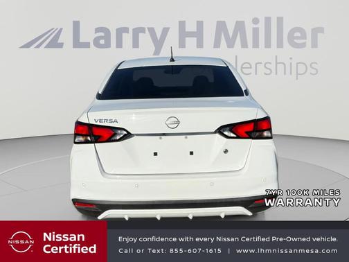 Cloud White 2025 Nissan Versa S