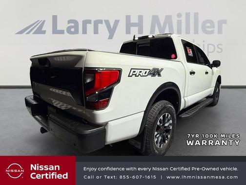 Glacier White 2024 Nissan Titan PRO-4X